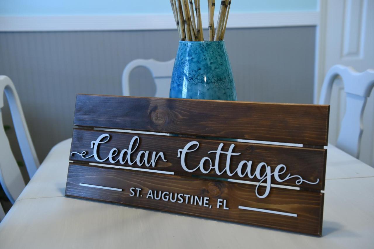 Cedar Cottage - Newly Renovated, Walk Downtown St. Augustine Exteriör bild